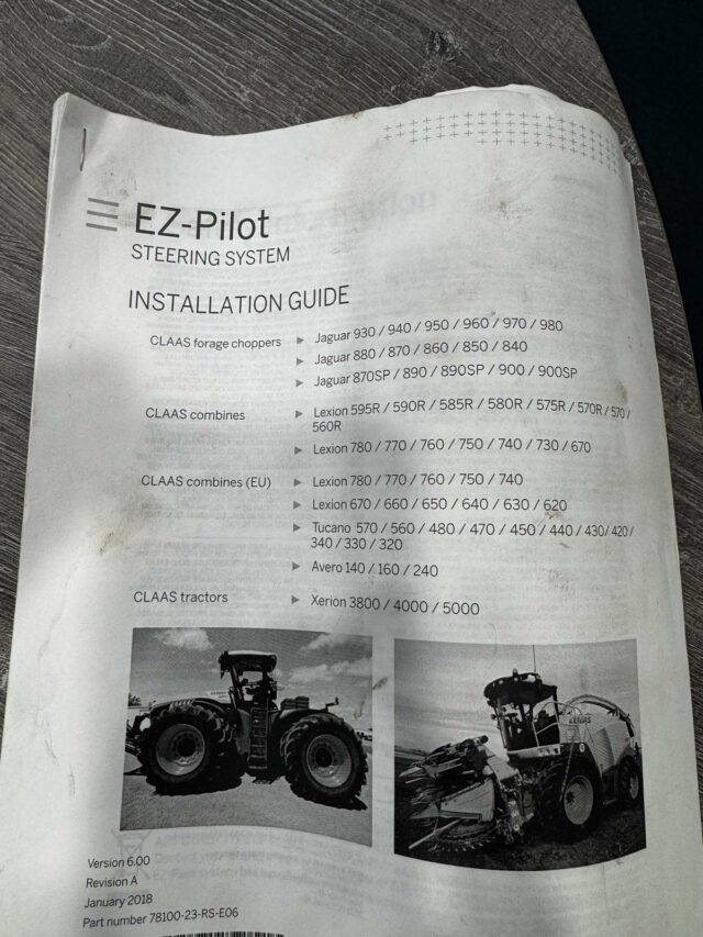 Ez Pilot Platform Kit Claas