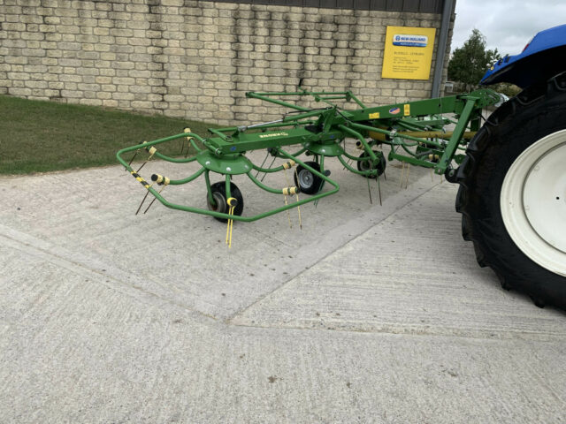 USED Krone KW5.52/4X7 4 Rotor Tedder For Sale