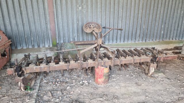 Vintage Steerage Tractor Hoe