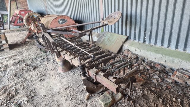 Vintage Steerage Tractor Hoe