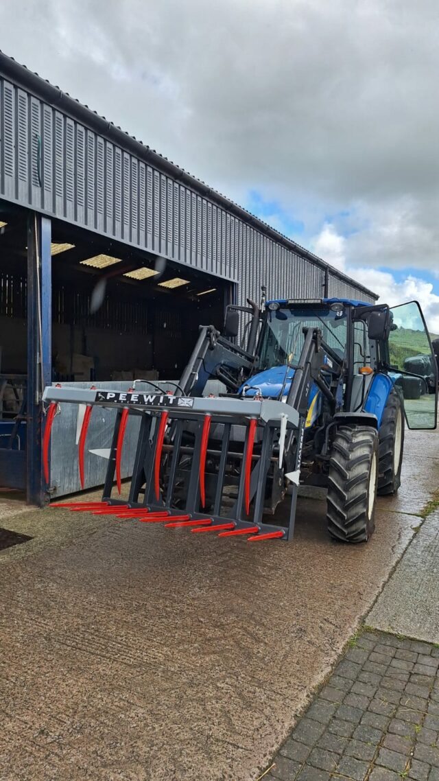 New muck grabs,bale spikes,soft hands