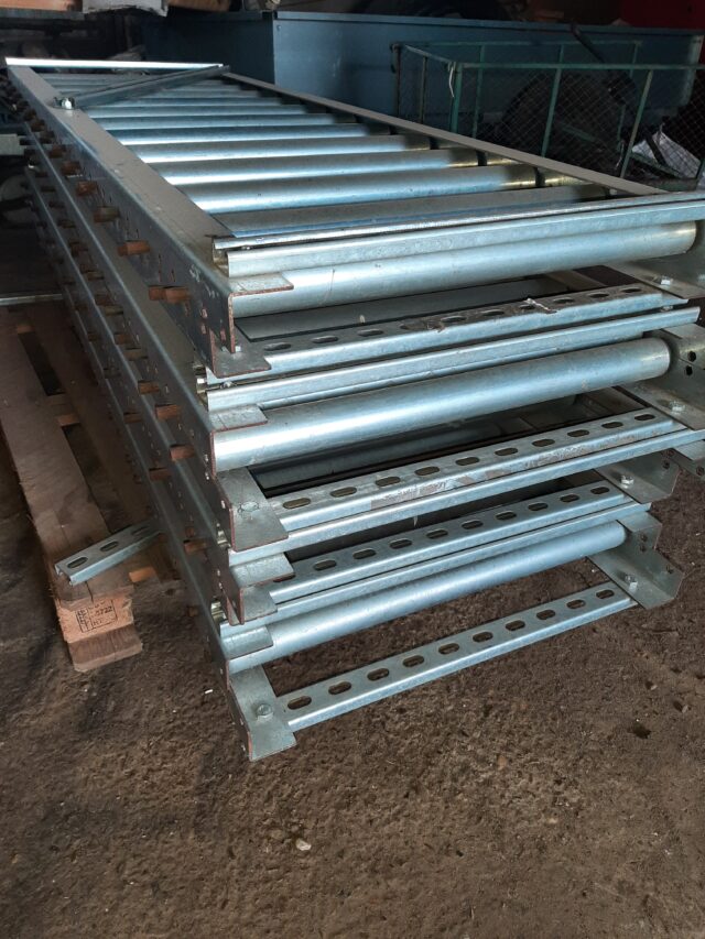 2m x 600mm gravity roller track sections