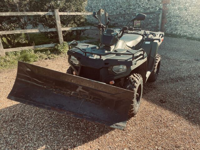 Polaris Sportsman 570 with Snowplough