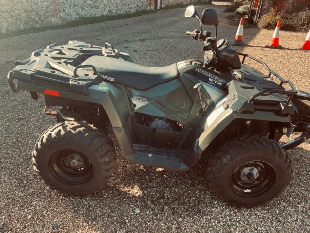 Polaris Sportsman 570 with Snowplough