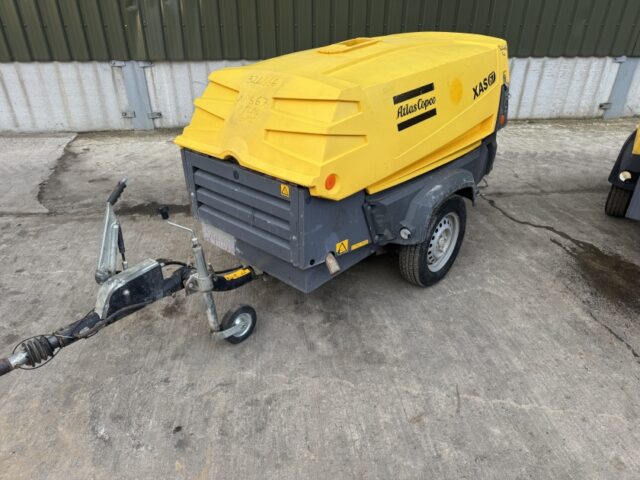 Atlas Copco XAS 67 Single Axle Trailed Compressor