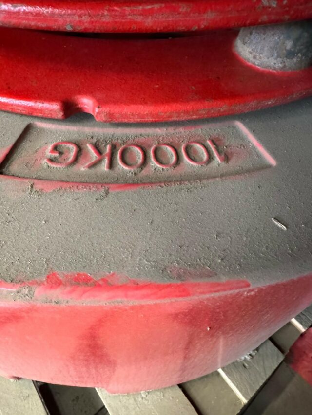 3M00446A FENDT 1000KG REAR WHEEL WEIGHTS