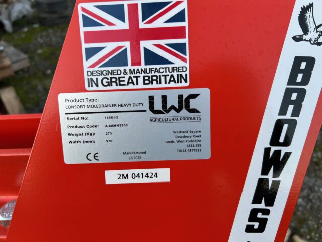 2M041424 BROWNS CONSORT MOLEDRAINER