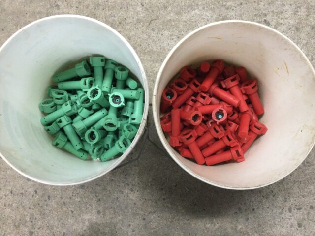 Fertiliser nozzles