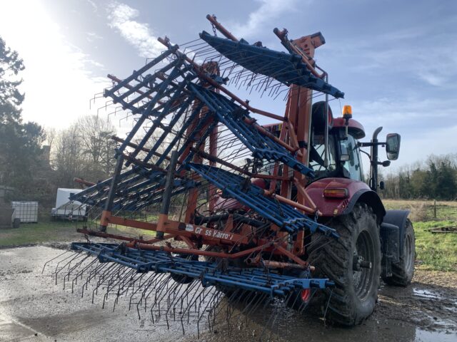opico 12m grass harrow