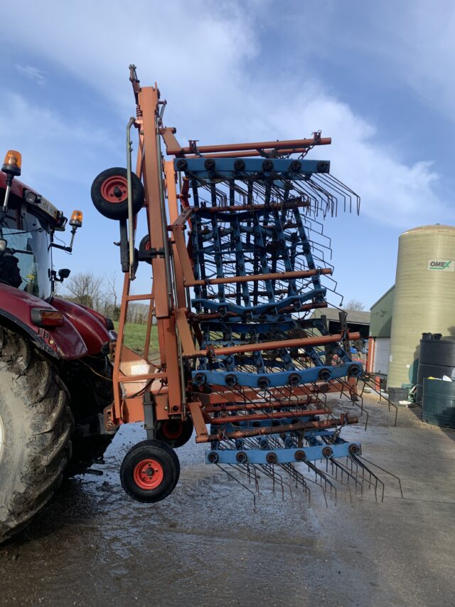 opico 12m grass harrow