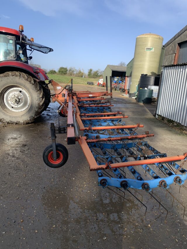 opico 12m grass harrow