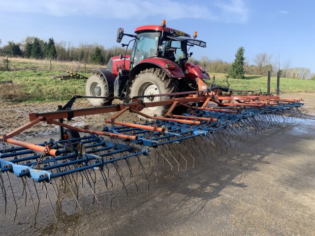 opico 12m grass harrow