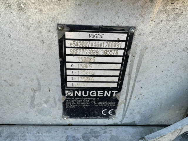 Nugent P3718H Plant Trailer For Sale