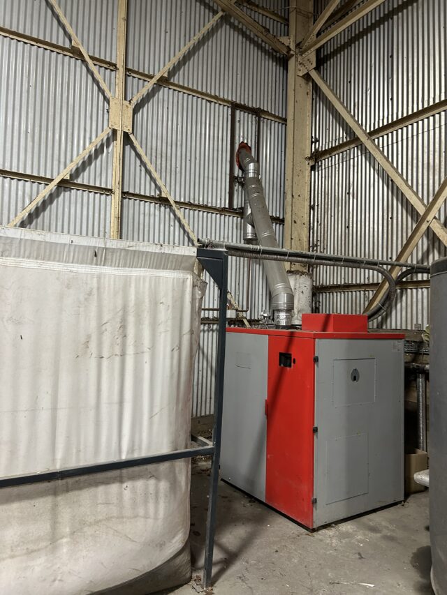 65 KW Biotech pellet burning boiler