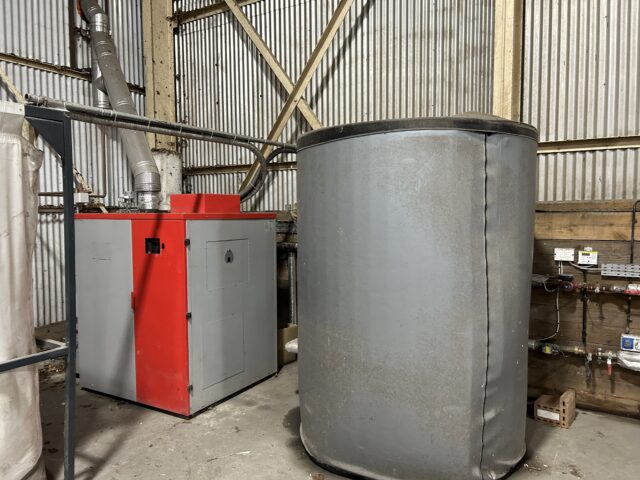 65 KW Biotech pellet burning boiler
