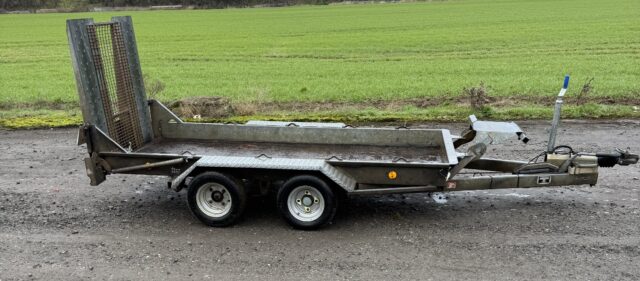 Ifor Williams plant trailer