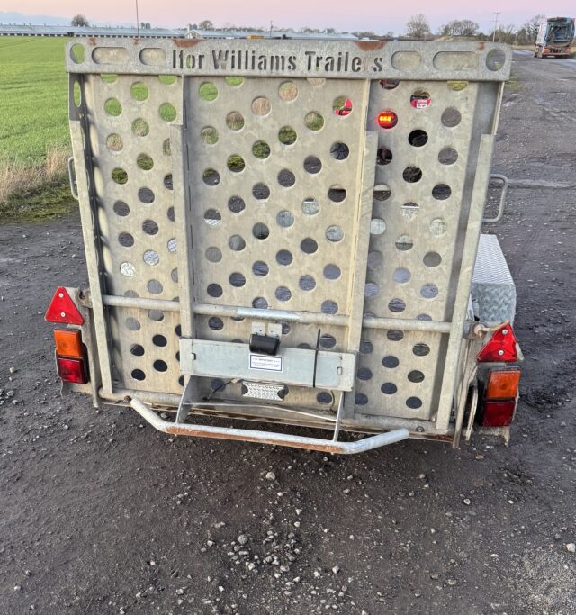 Ifor Williams plant trailer