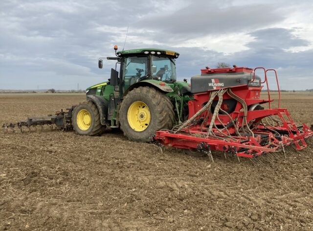 Weaving sabre tine drill