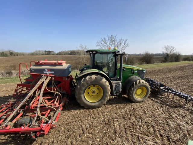 Weaving sabre tine drill