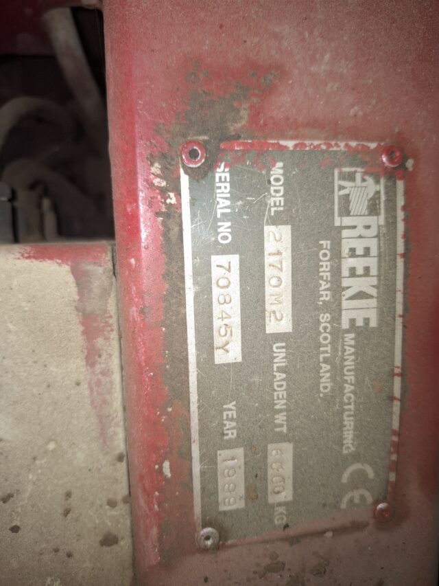 Reekie potato harvester