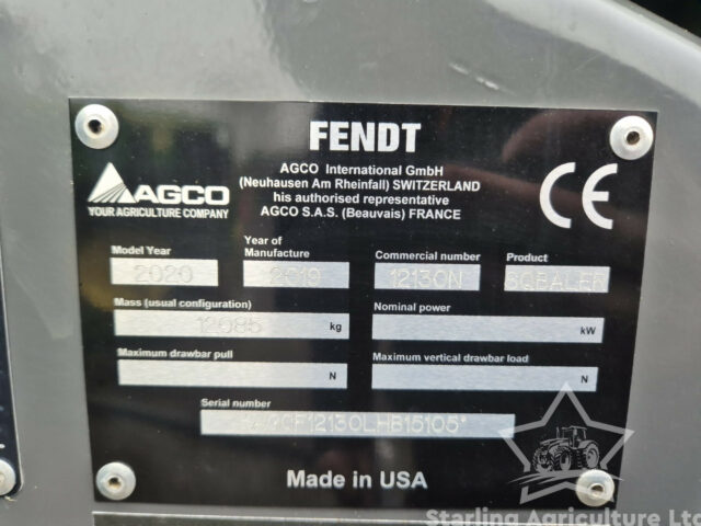 Fendt 12130N Baler